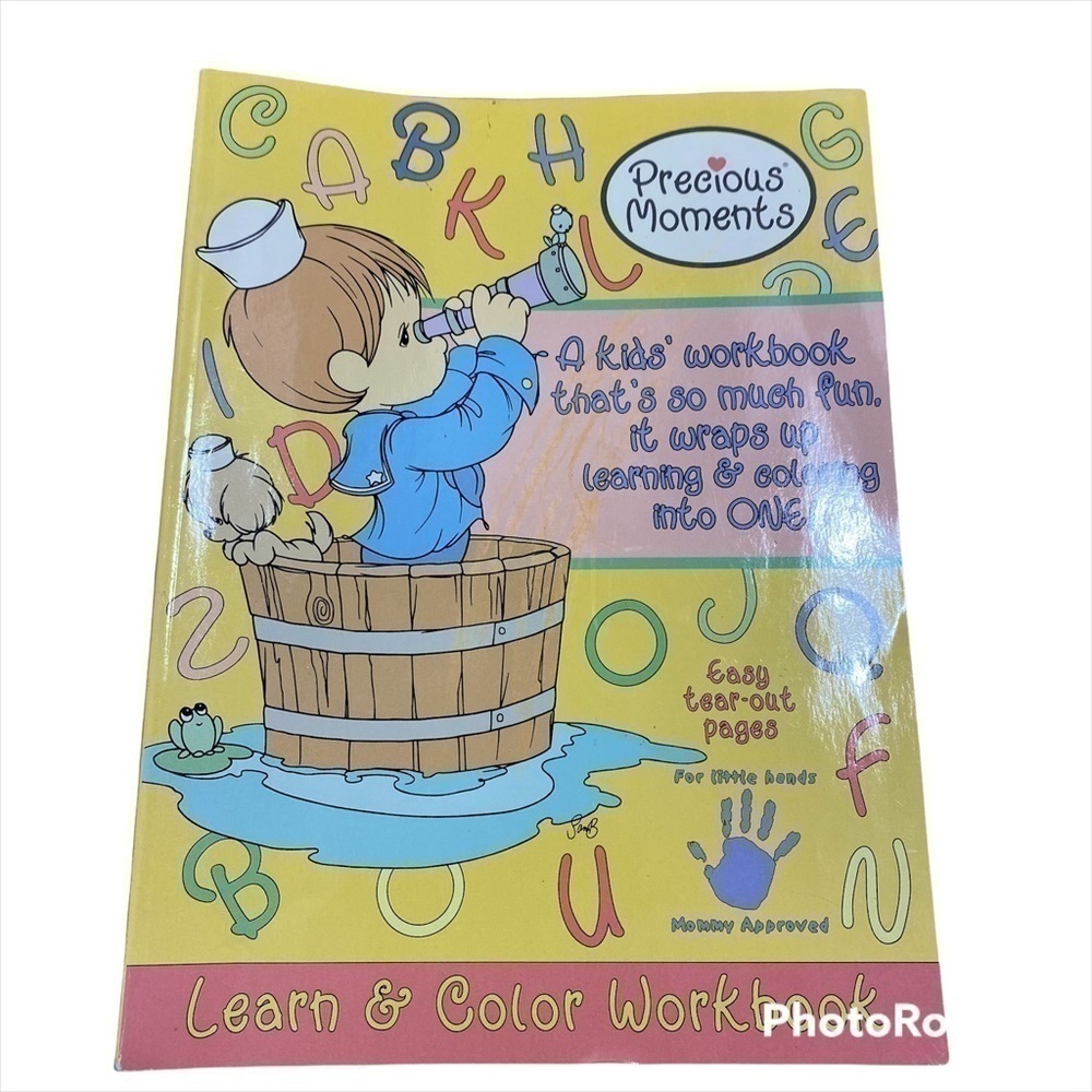 Vintage Precious Moments Coloring Activity Book NEW Kids